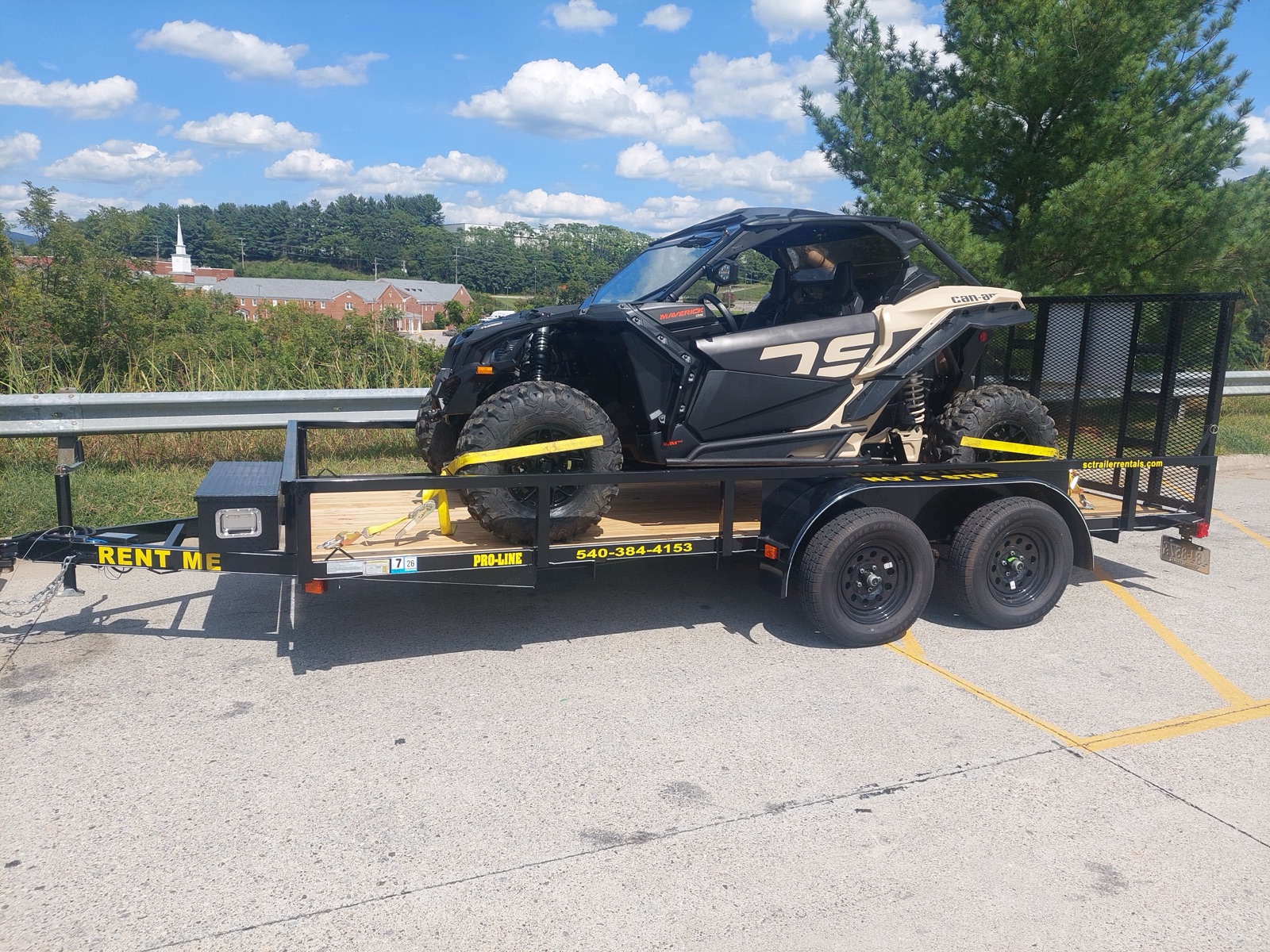 Star City Trailer Rentals, utility trailer in the Smith Mountain Lake area near Hardy, VA